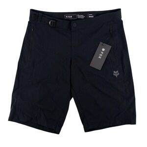 NWT Fox Racing Womens Small Ranger Shorts Black Stretch MTB Mountain Bike Cycle